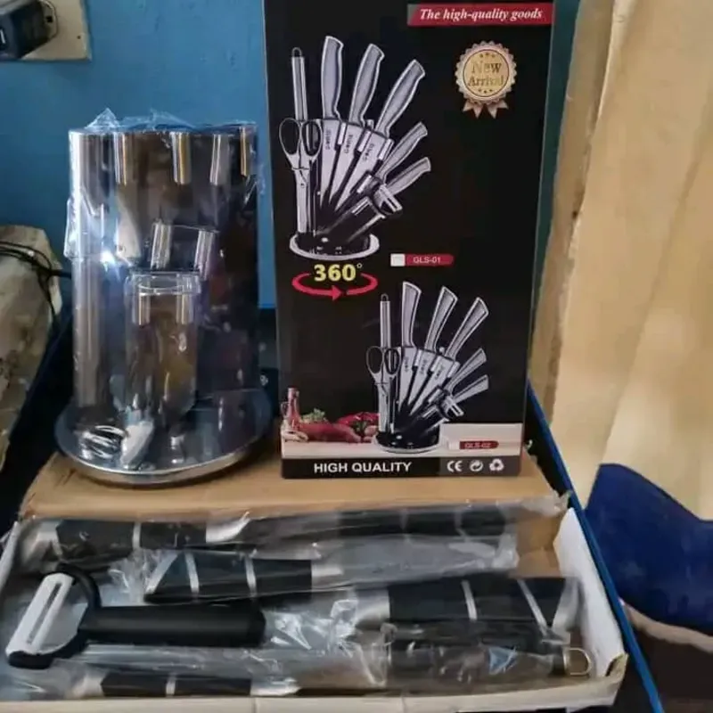 Juego de cuchillo de acero inoxidable