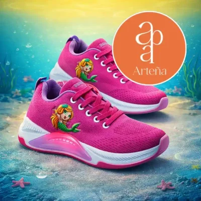 Tenis Infantil Rosa Fucha
