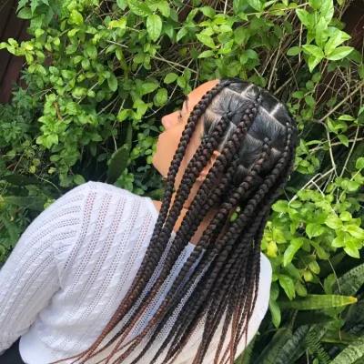 Knotless braids