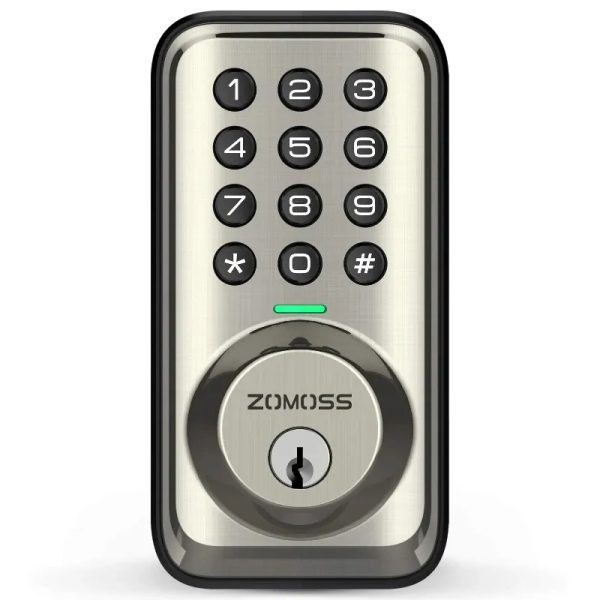 Zomoss Cerradura electrónica sin llave , entrada de teclado con bloqueo