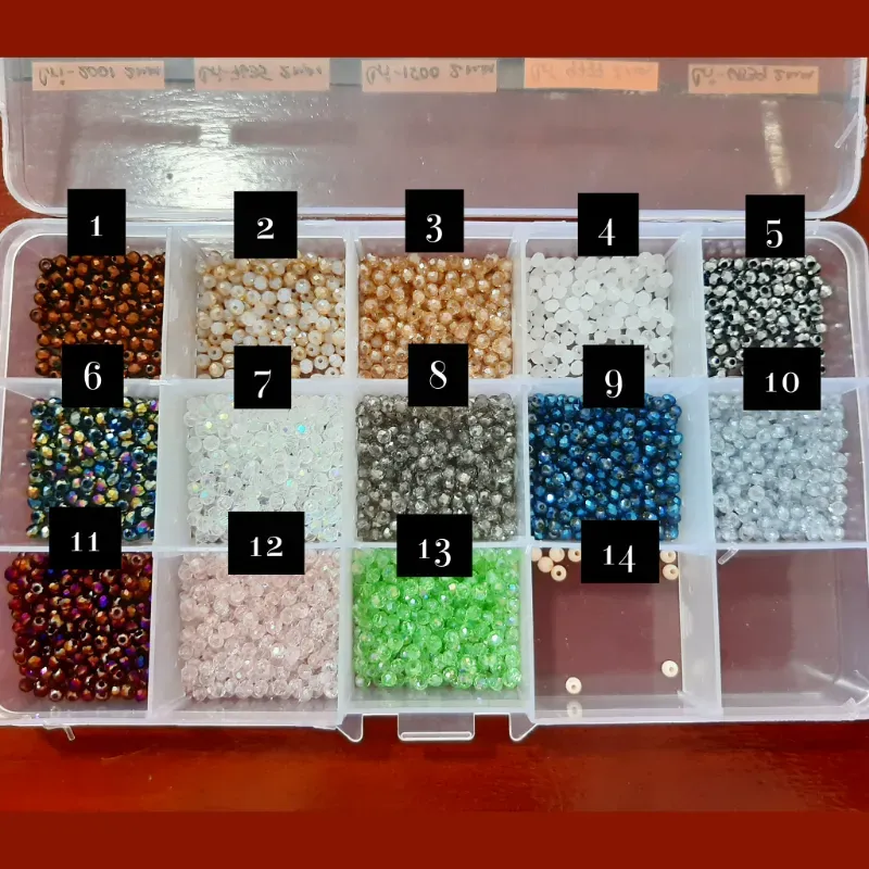 Cristales Rondelle 2mm