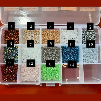 Cristales Rondelle 2mm