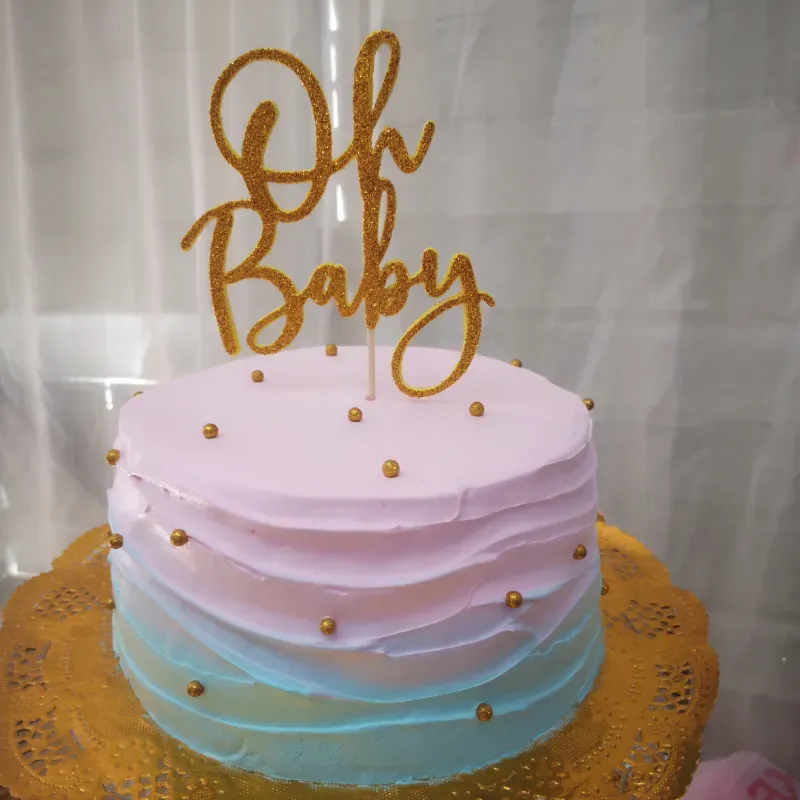 Cake revelación de sexo.