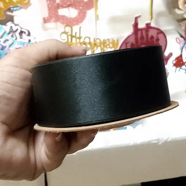 Cinta negra ancha 5metrosx