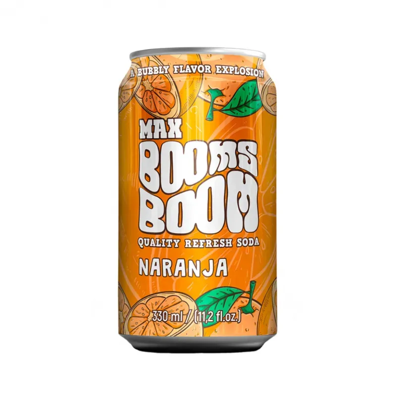 Refresco boom naranja