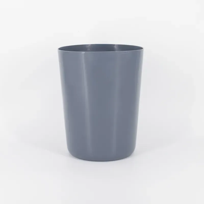 PAPELERA RESINA GRIS ZEST