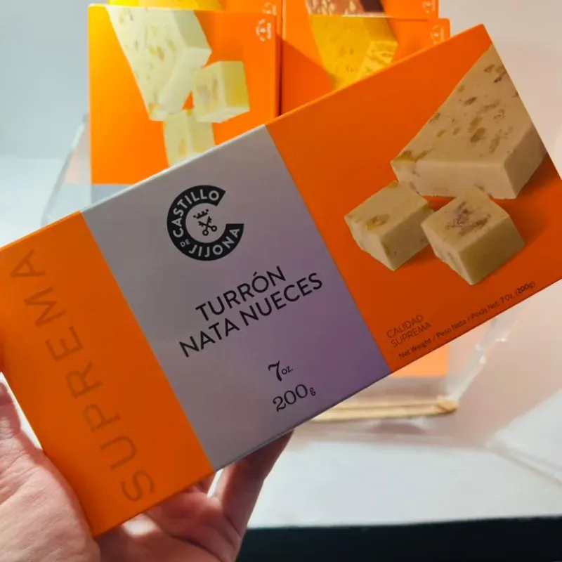 Turrón Nata Nueces