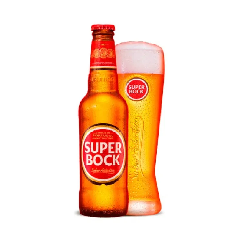 Cerveza de Botella SUPER BOCK 24/Caja