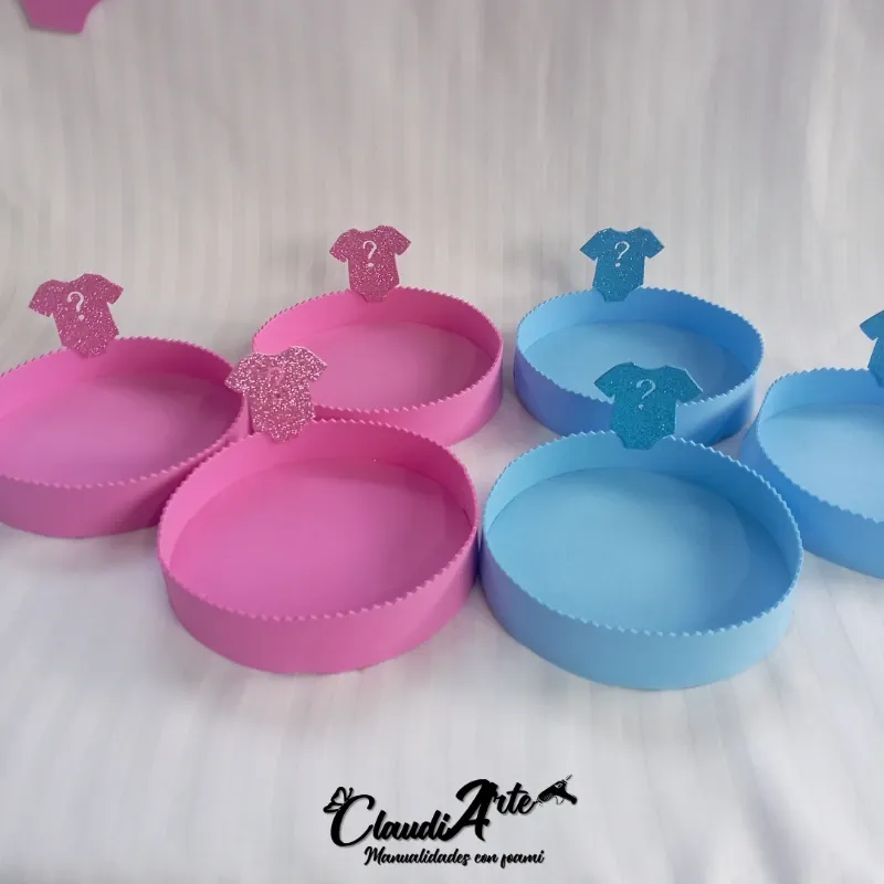 Bandejas para bufé (Revelación de sexo)