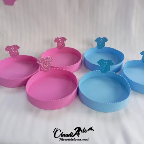 Bandejas para bufé (Revelación de sexo)