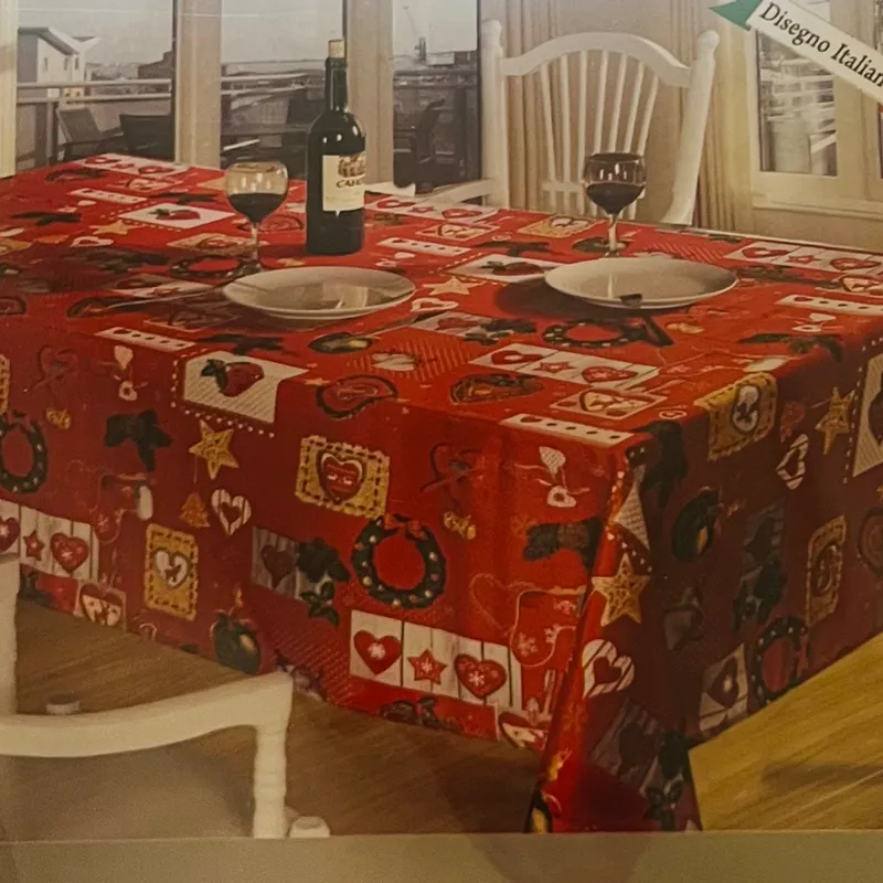 Mantel sin planchar  2pz uno reservado cod 003