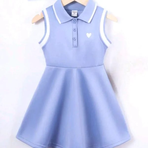  Vestido corte princesa — Azul