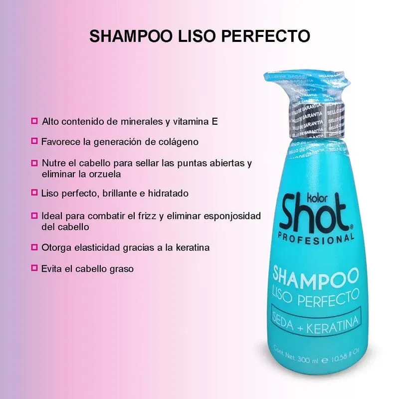 Champú liso perfecto