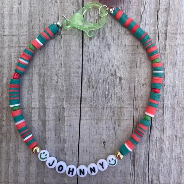 Collar para mascotas de fimo.