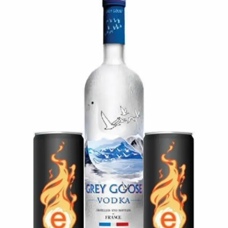 VODKA GREY GOOSE + 2 ENERGIZANTES