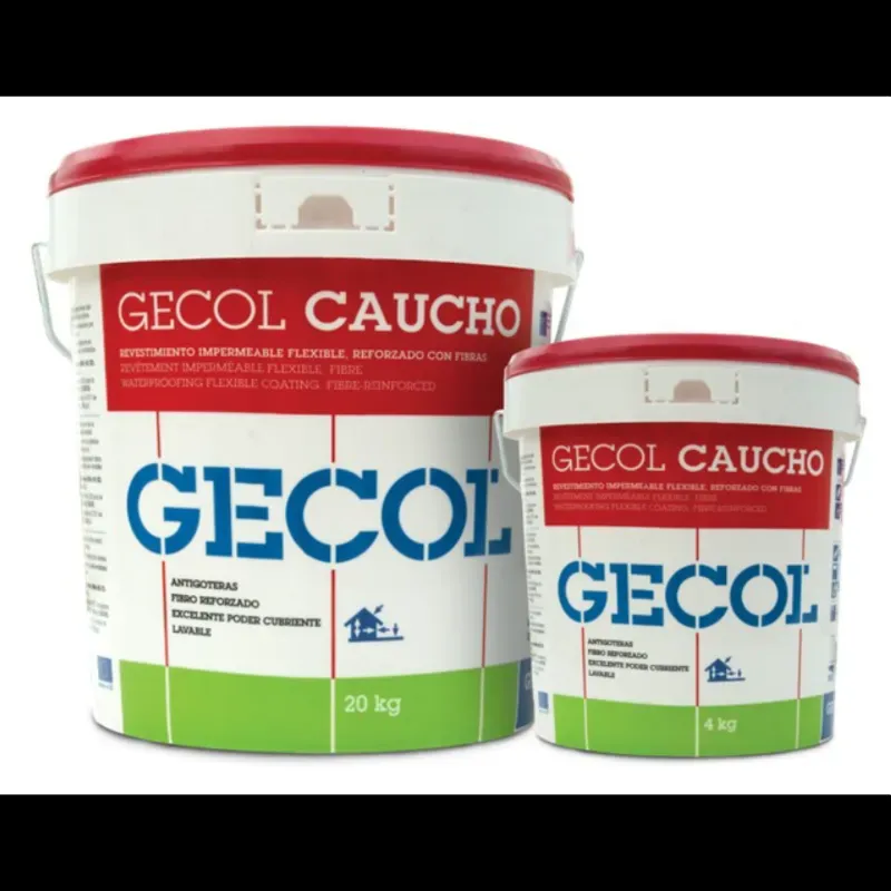 Impermeabilizante Gecol caucho rojo