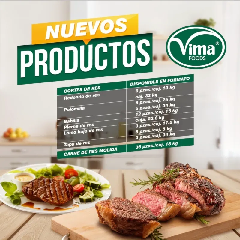 Oferta de cortes de res para compra desde plaza.