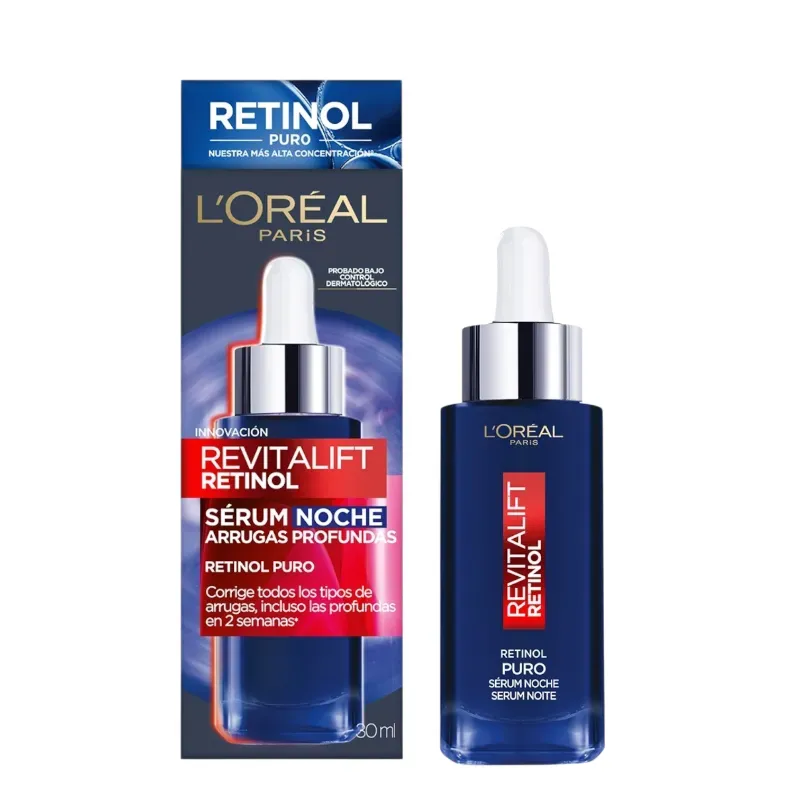Serum Noche Retinol Puro de L’oréal Revitalift 30ml