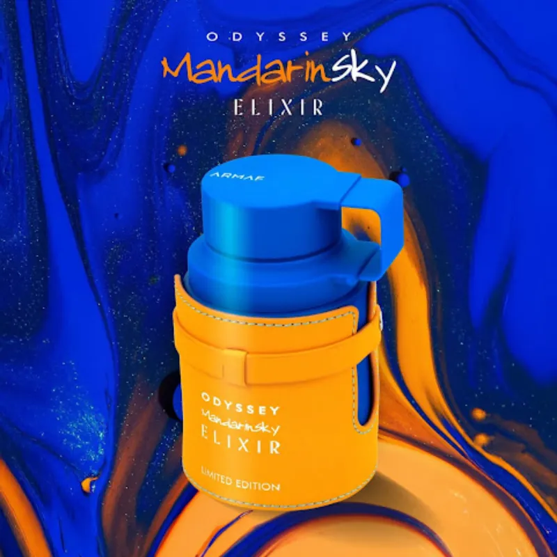 Odyssey Mandarin Sky Eau de Parfum Spray para hombre, 3.4 FL OZ/100 ML