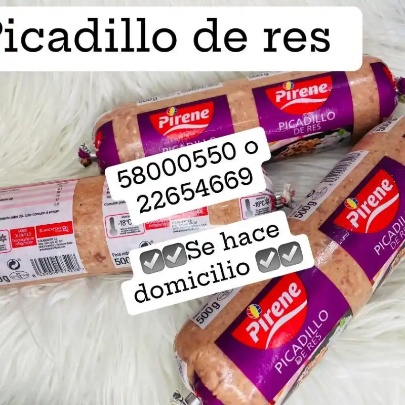 Picadillo de res (500 gramos )