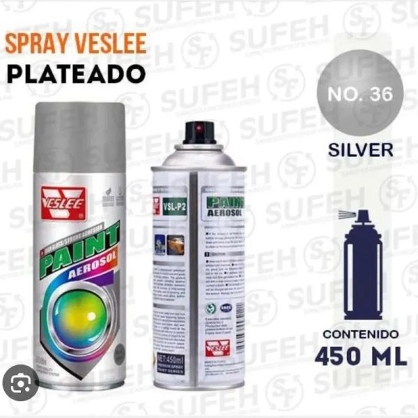Pintura plateada No. 36