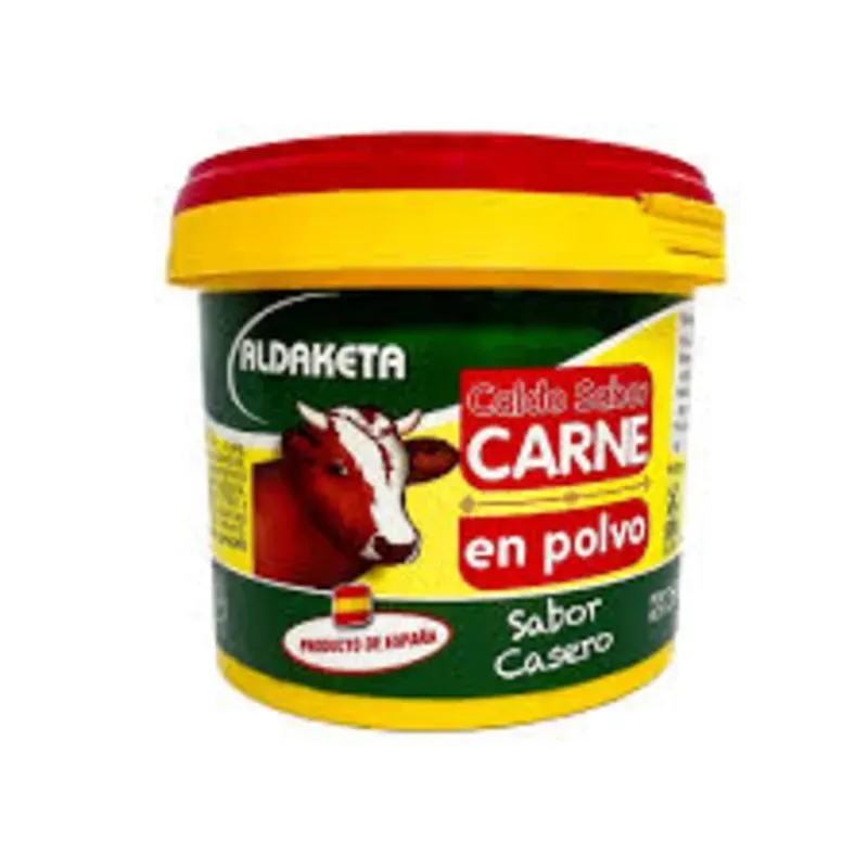 1201021 - CALDO SABOR CARNE EN POLVO BOTE 250 G ALDAKETA (CAJA DE 12 UNIDADES) - U/M: U
