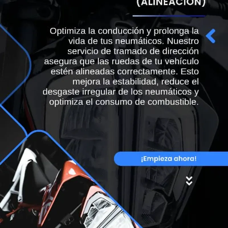 Tramado de dirección (Alineación)