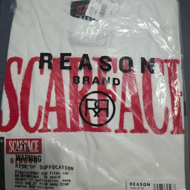 Pullover Reason SCARFACE Talla L en Blanco