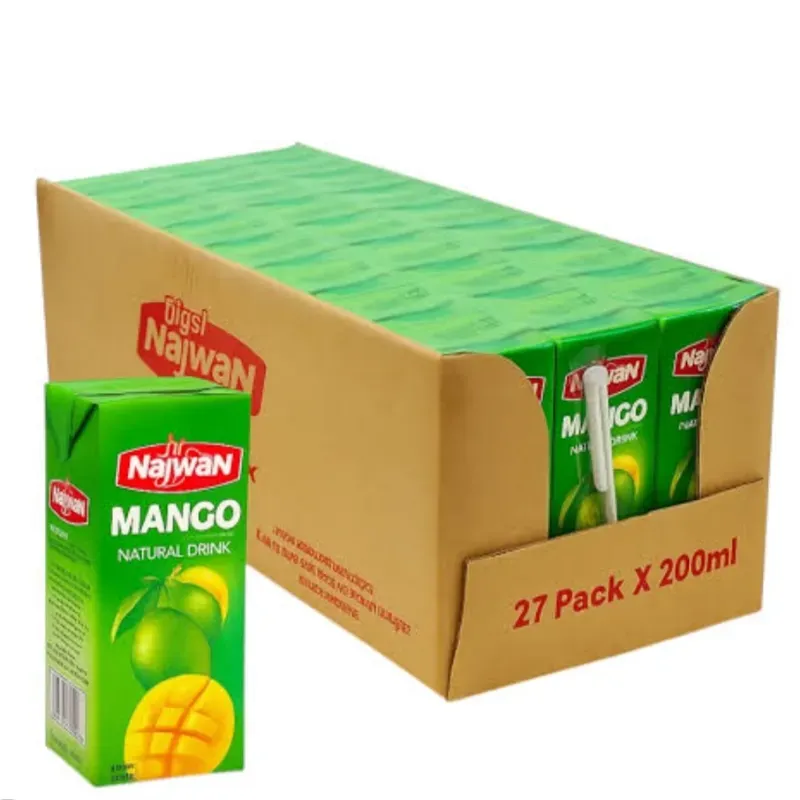 Caja de jugo de mango