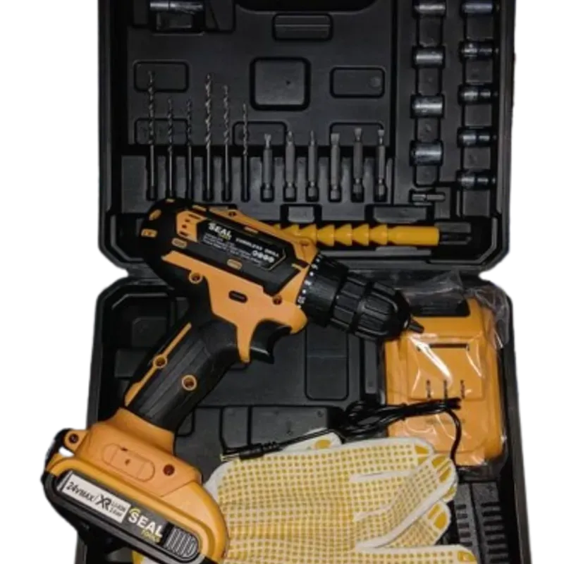 MALETA 30 piezas Contiene: #Taladro_Atornillador  inalambrico Seal