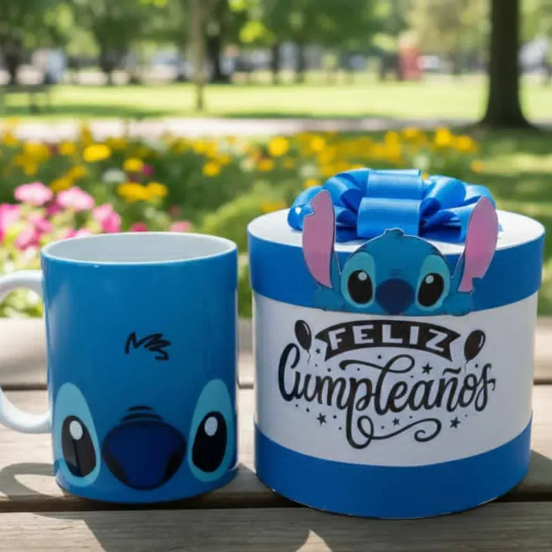 Caja Stitch con Taza
