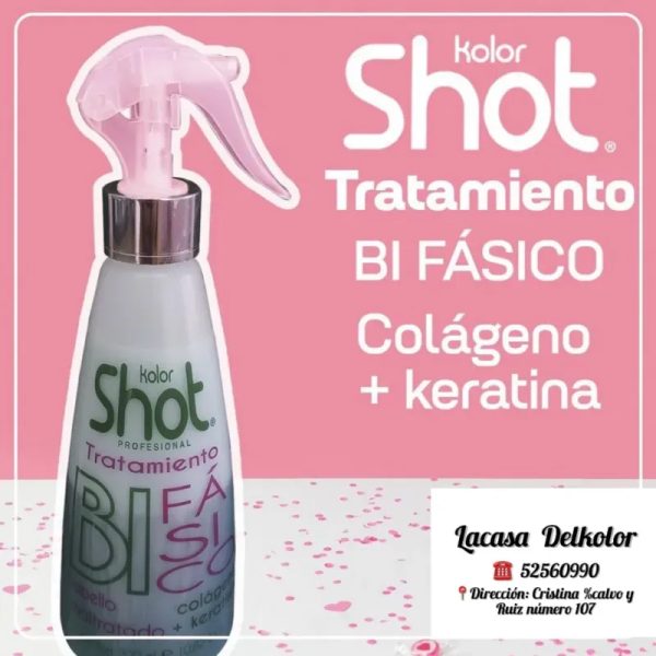 Tratamiento bi-fase colágeno+Keratina