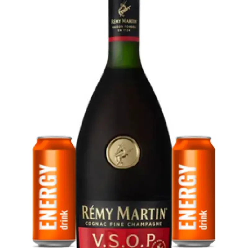 COGNAC RÉMY MARTIN + 2 ENERGIZANTES