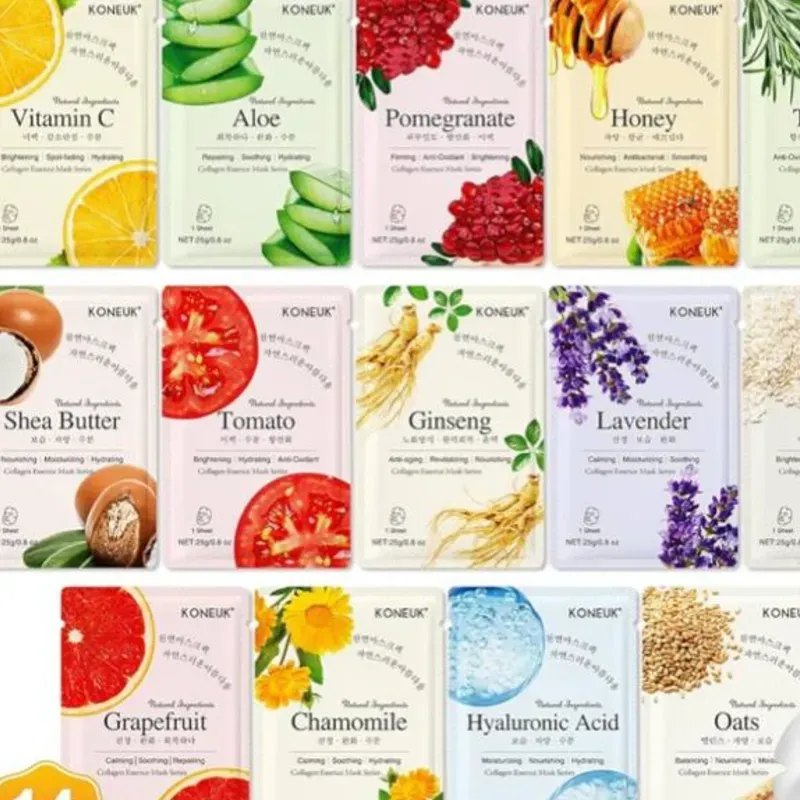 Mascarillas faciales de velo premium