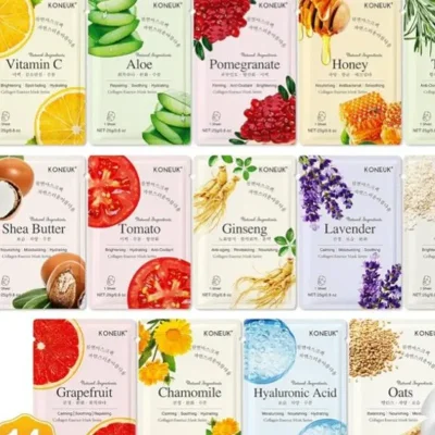 Mascarillas faciales de velo premium