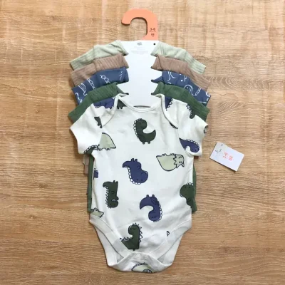 Pack de 5 bodys con dinosaurios