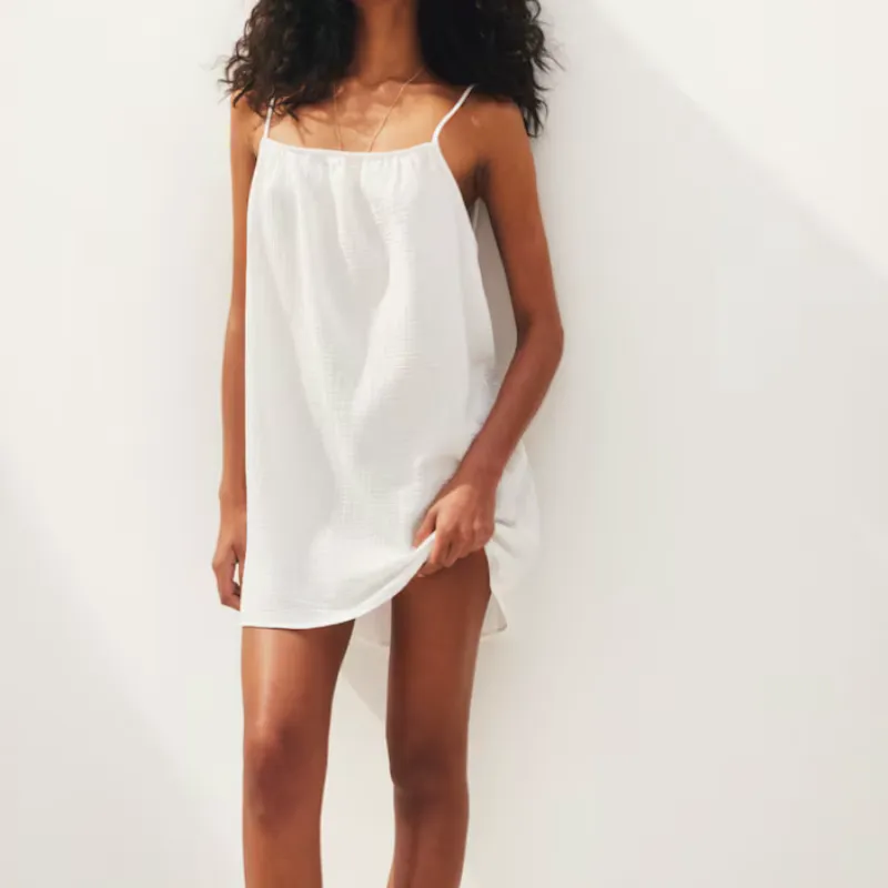 Vestido blanco de tirantes