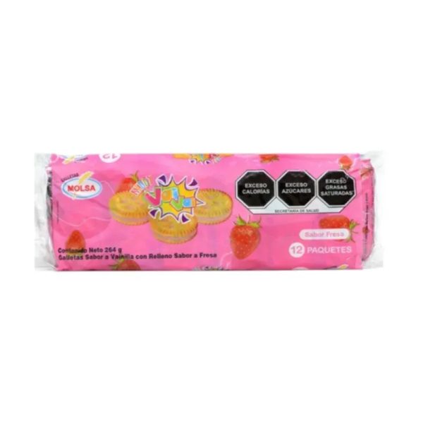 Galletas Vai Vai de Fresa