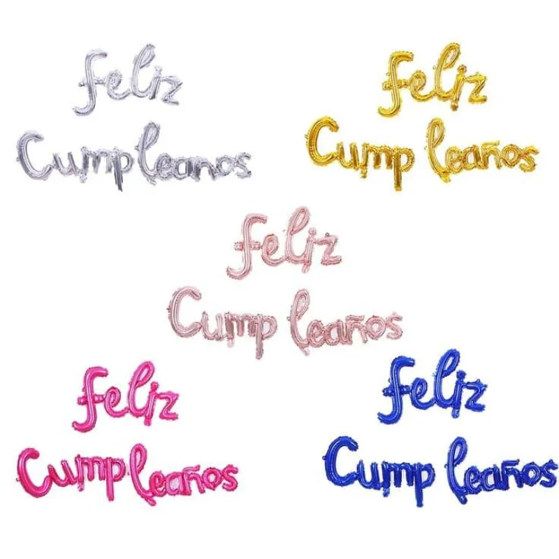 Cartel feliz cumpleaños inflable