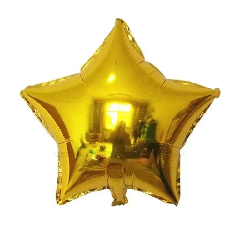 Globo de estrella dorado de 10"