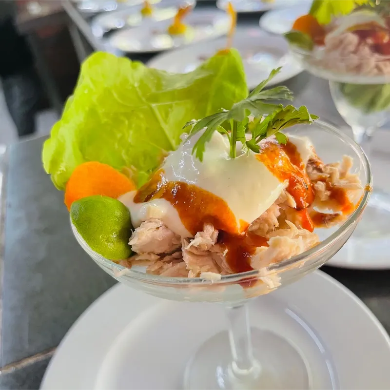Cóctel de pescado