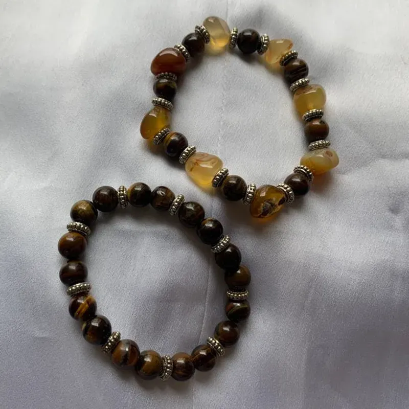 Pulseras de piedra ojo de tigre