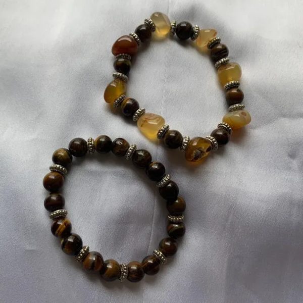 Pulseras de piedra ojo de tigre