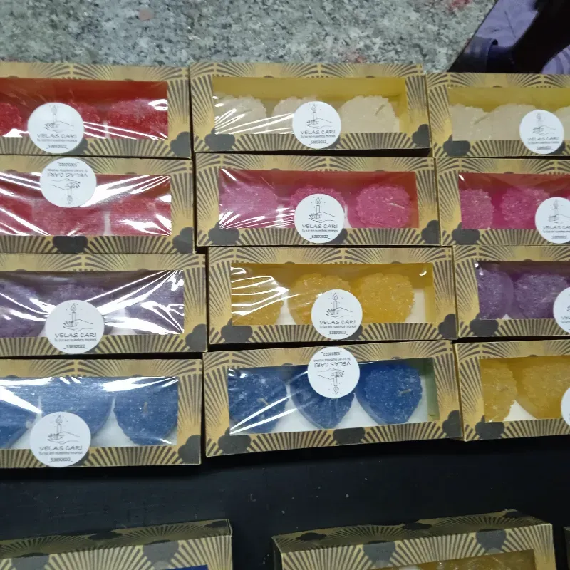 Estuches de 3 corazones medianos