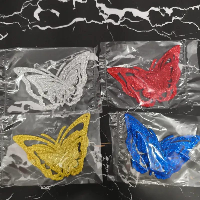 Set de 3 mariposas de varios tamaños