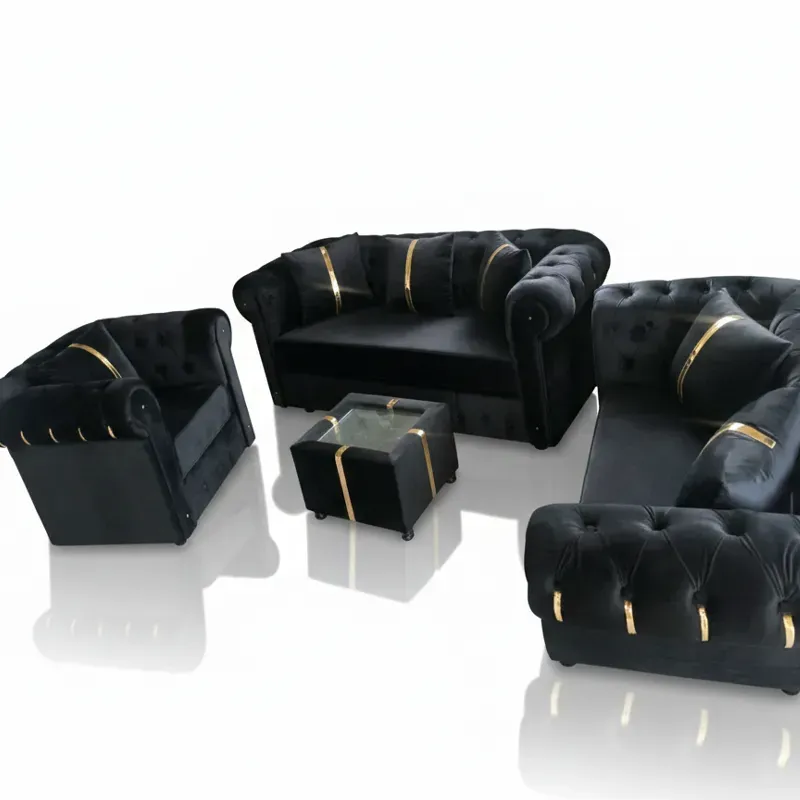 Chesterfield Black&Gold