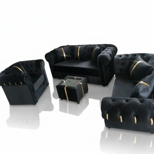 Chesterfield Black&Gold