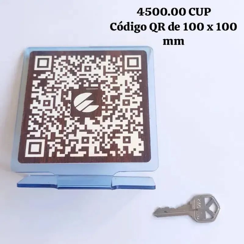 Código QR de 100x100 mm 4500 CUP