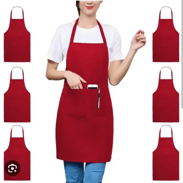 Delantal rojo
