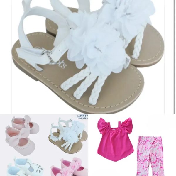 Conjunto de Sandalias y Ropa Infantil (Hembra)